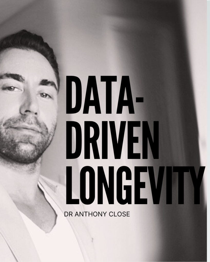 data-driven longevity by dr Anthony Close IV Drip Bali