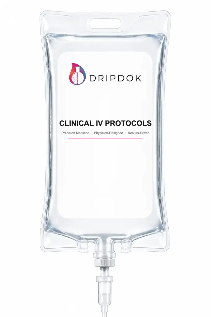 Clinical IV protocols drip bag Bali — DRIPDOK precision medicine physician-designed results-driven IV therapy