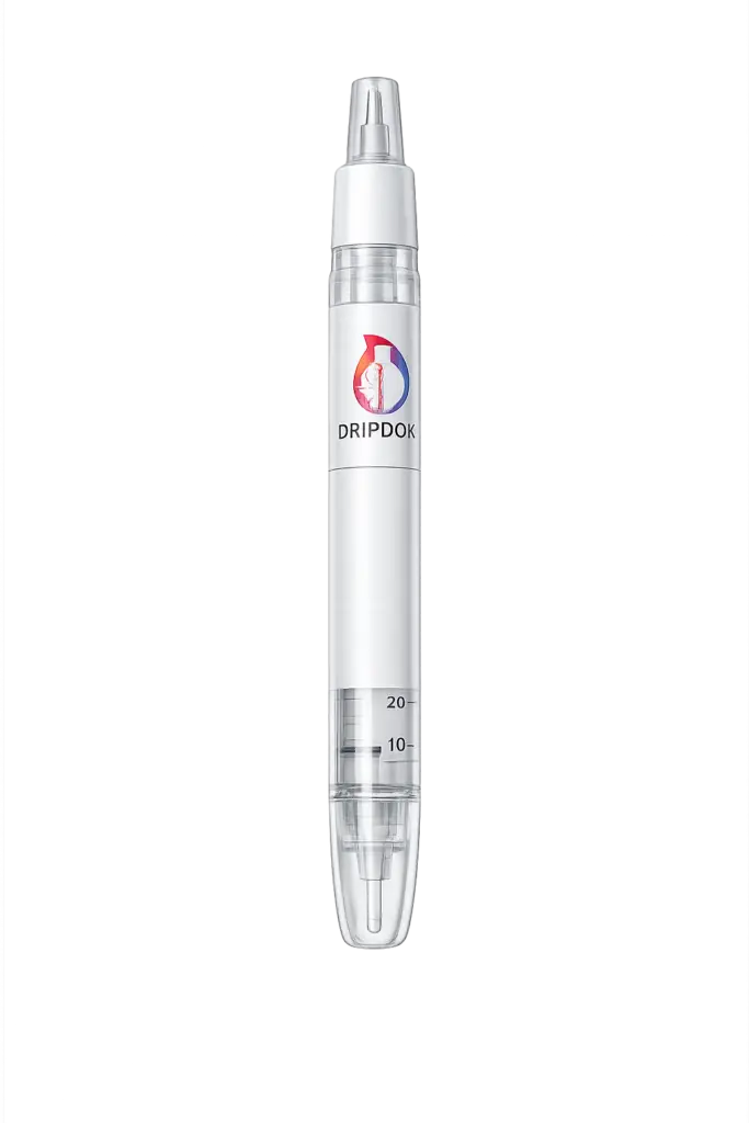 dripdok pen mockup | NAD+ IV Therapy Bali | NMN IV Drip & Regenerative Treatments